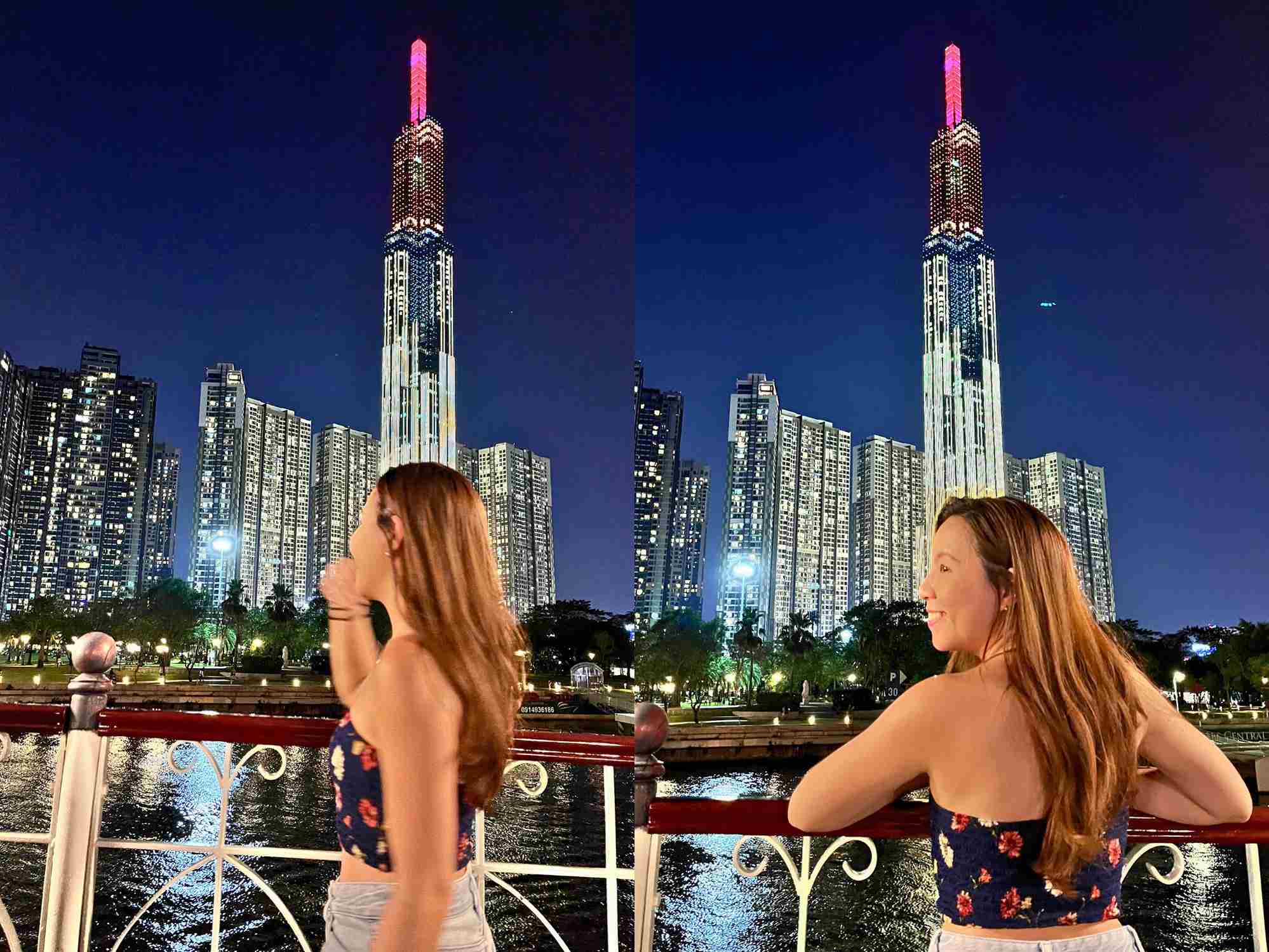 胡志明市西貢公主號郵輪夜景Landmark 81 胡志明市西貢公主號郵輪夜景Landmark 81