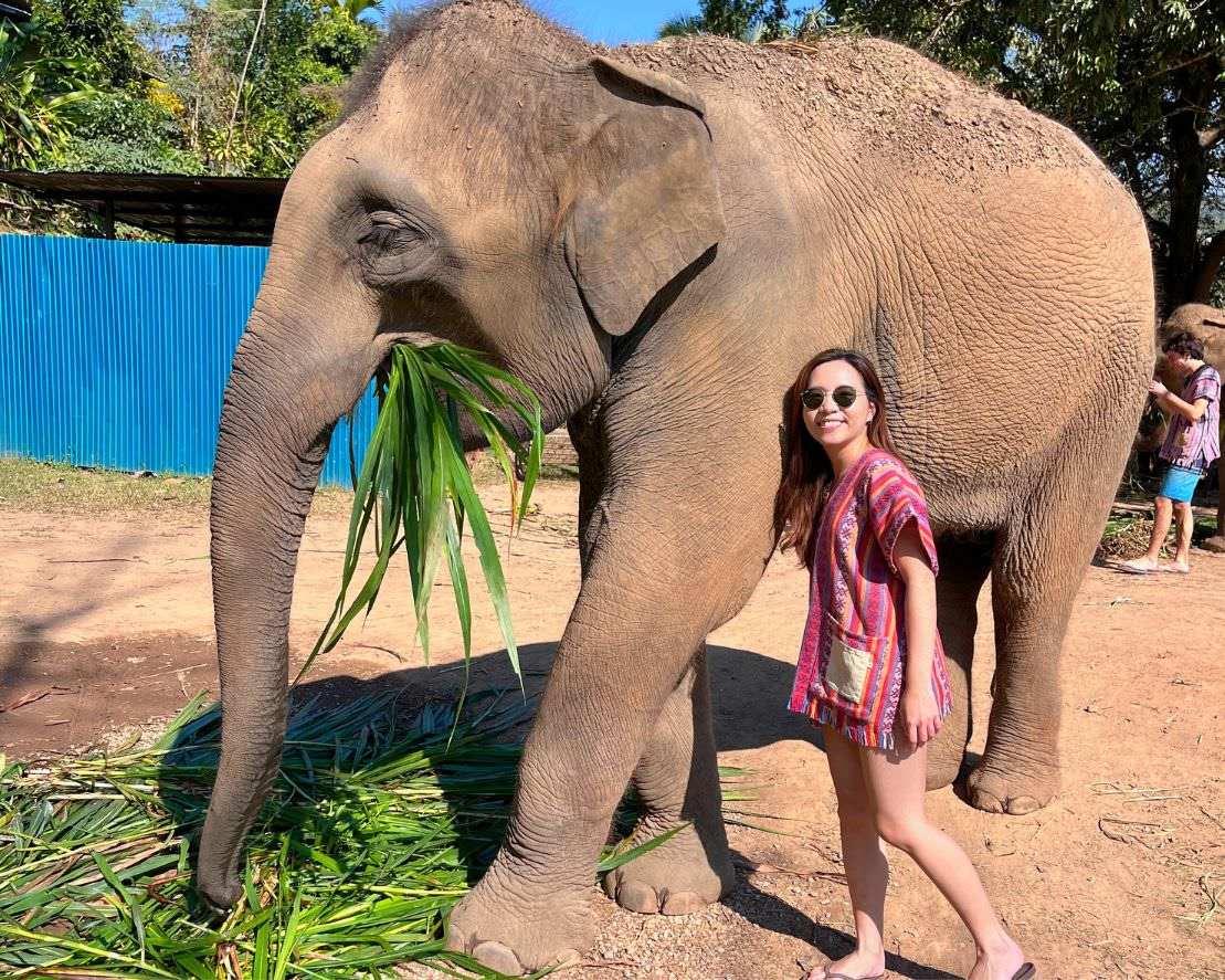 清邁大象友善體驗營Elephant Jungle Sanctuary克倫族服飾