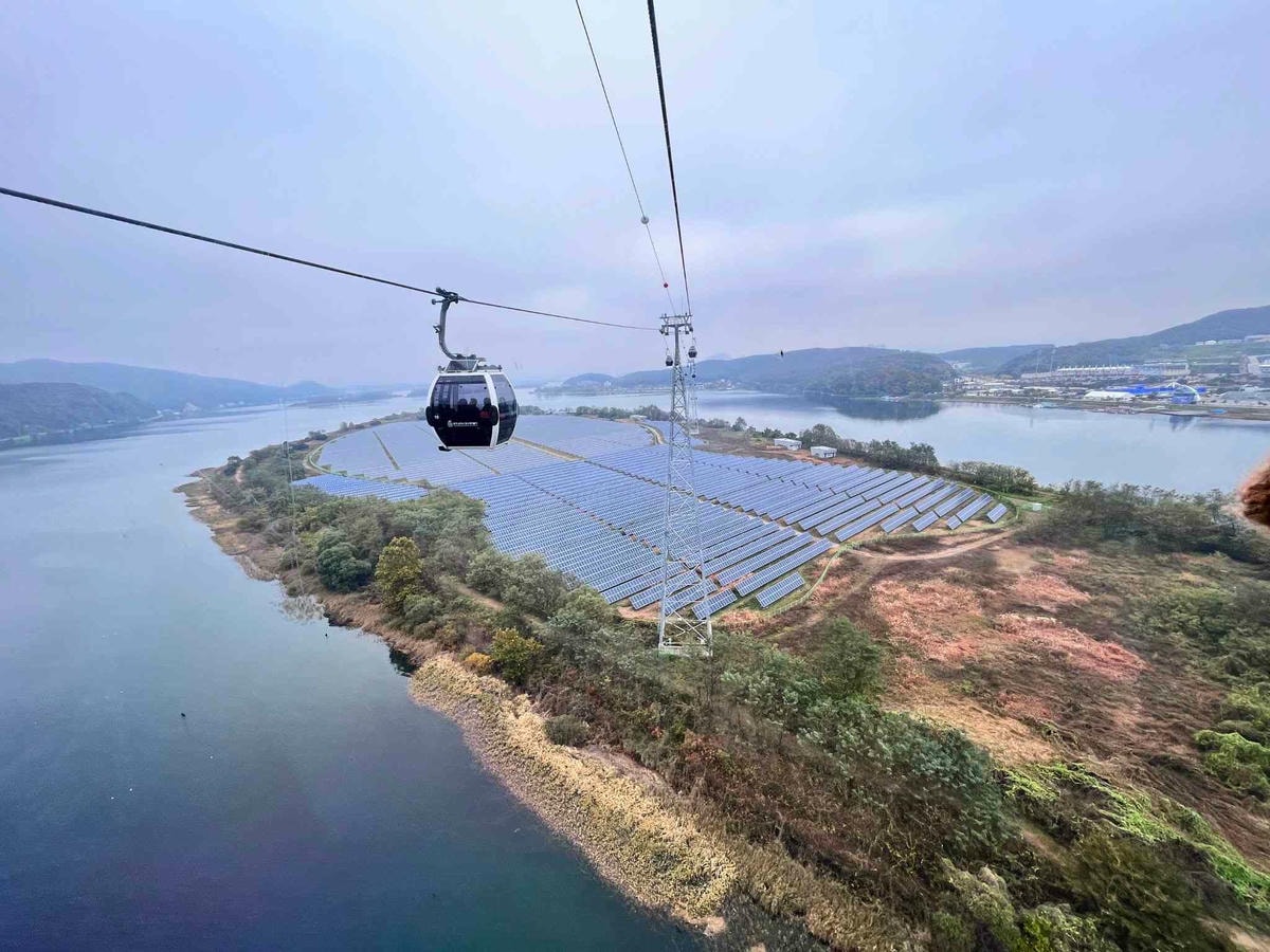 春川三岳山湖水纜車