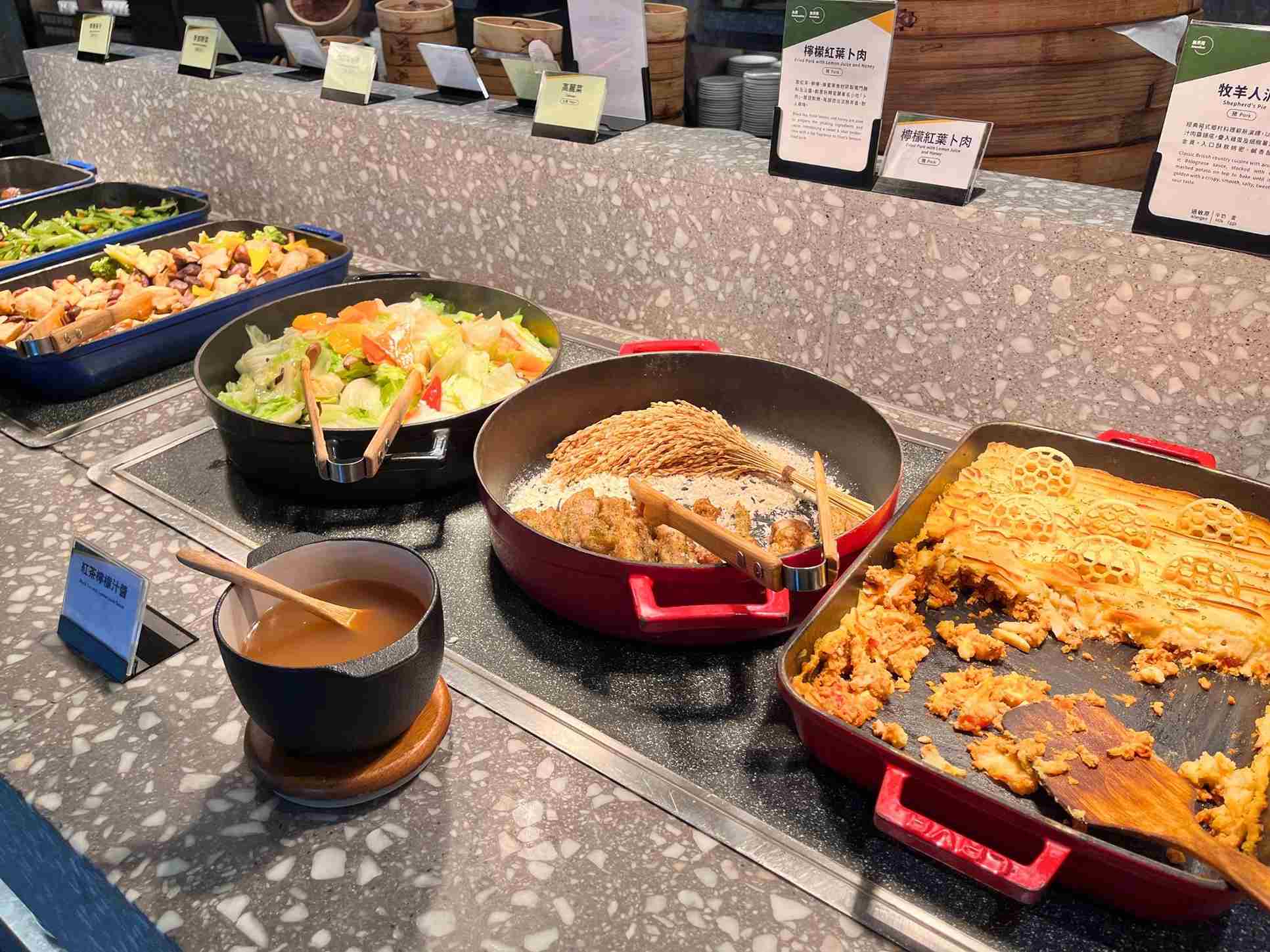 花蓮煙波太魯閣早餐自助吧