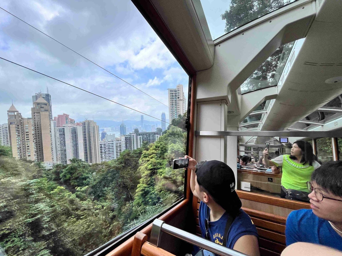 香港太平山頂纜車 香港太平山頂纜車