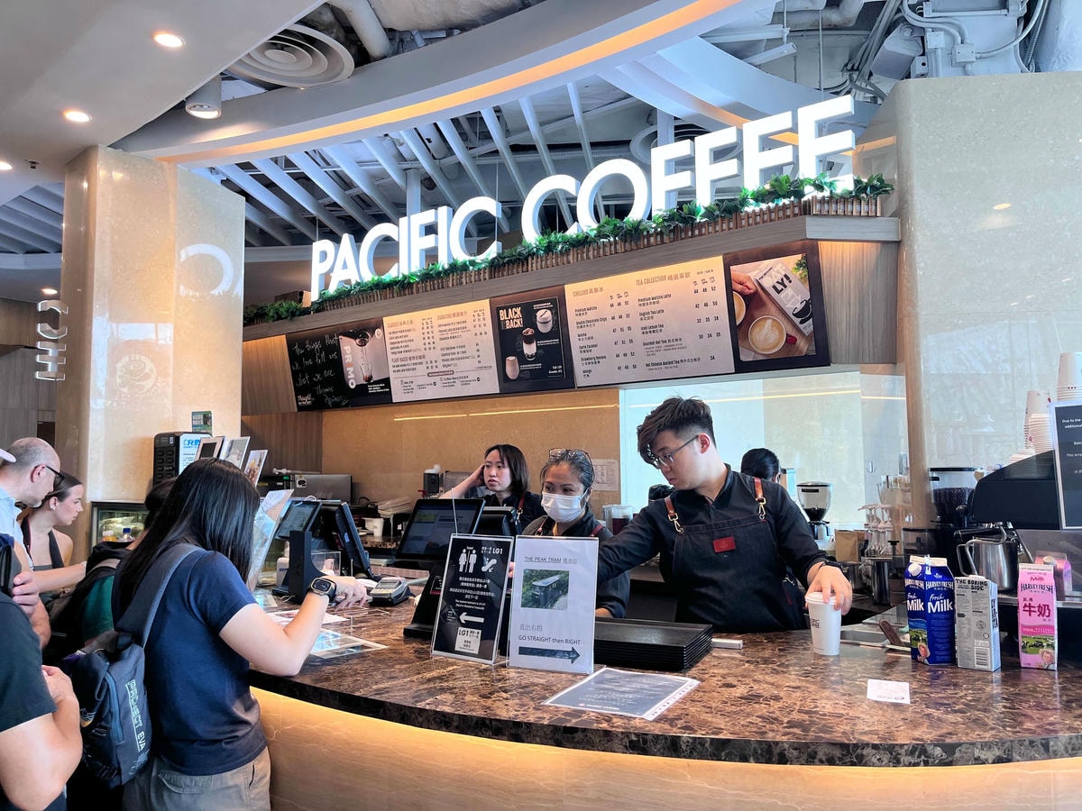 香港太平山Pacific Coffee 香港太平山Pacific Coffee