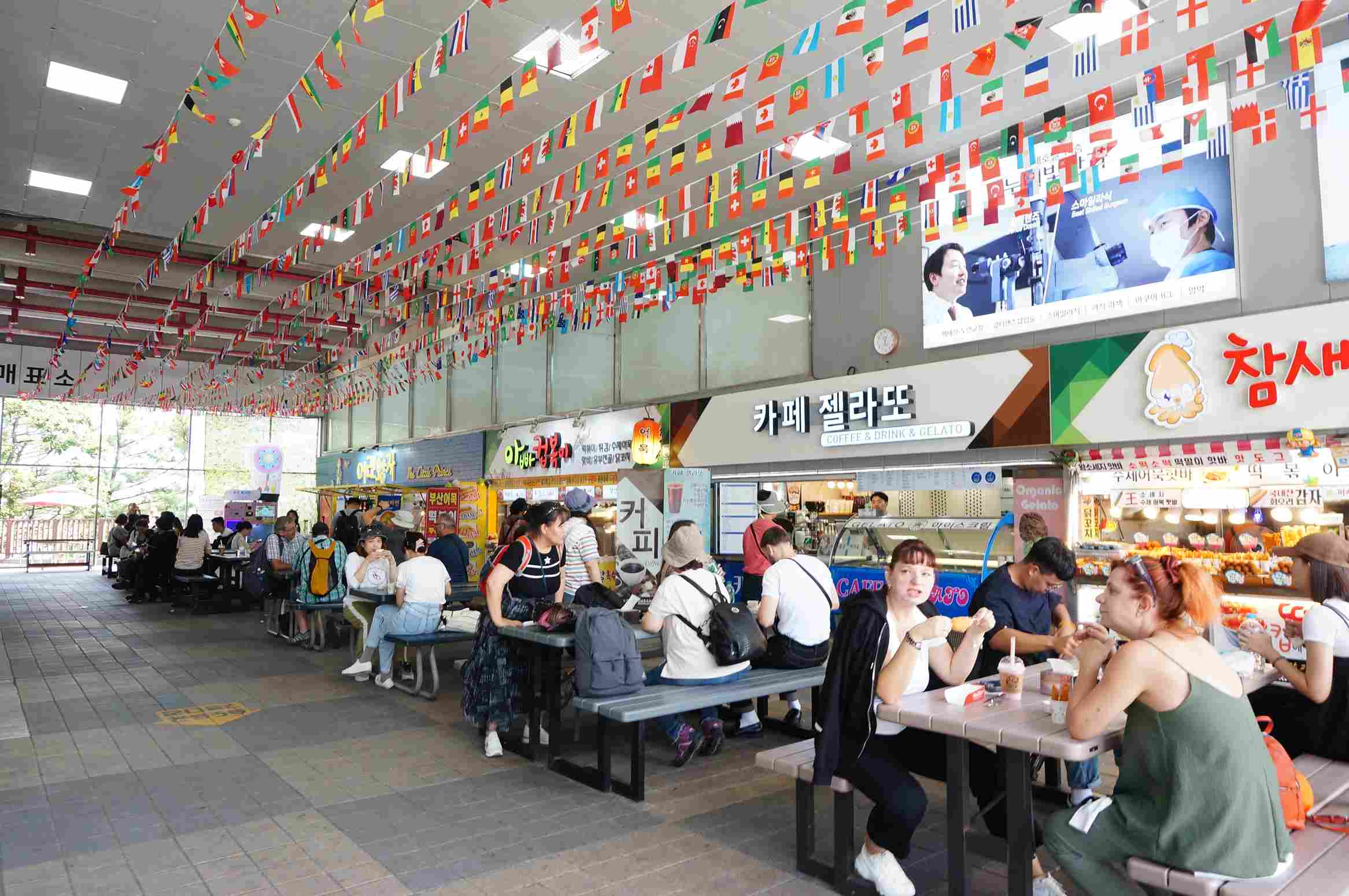 釜山松島海上纜車美食