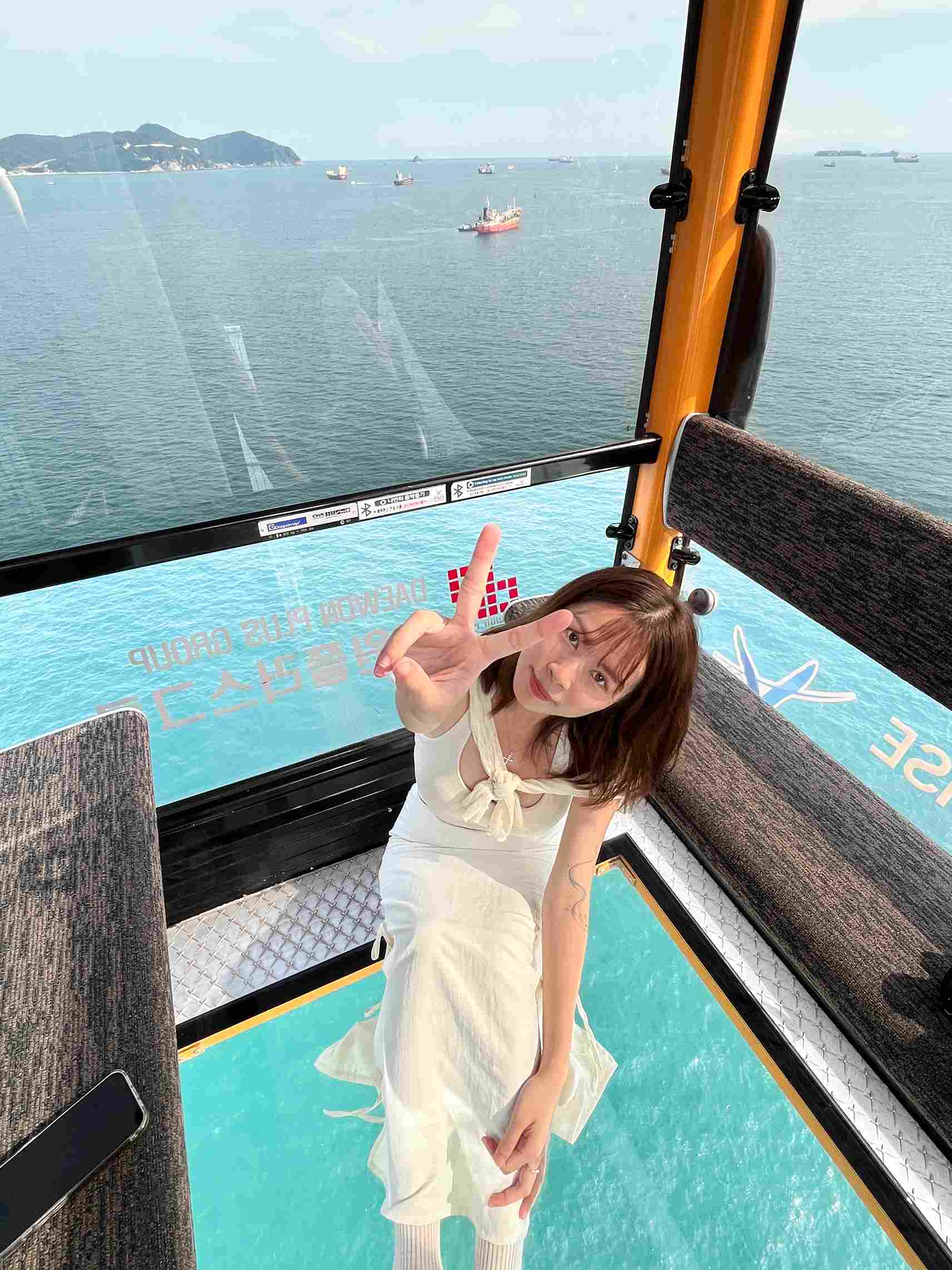 釜山松島海上纜車水晶車廂 釜山松島海上纜車水晶車廂