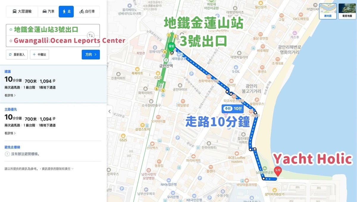 Yacht Holic交通方式 Yacht Holic交通方式