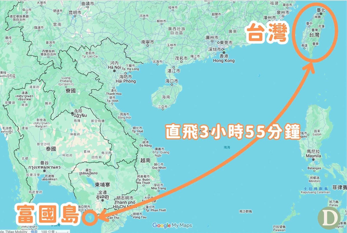 富國島位置 富國島位置