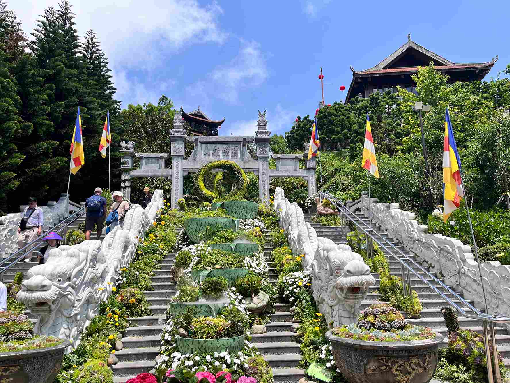 巴拿山寺廟區階梯 巴拿山寺廟區階梯