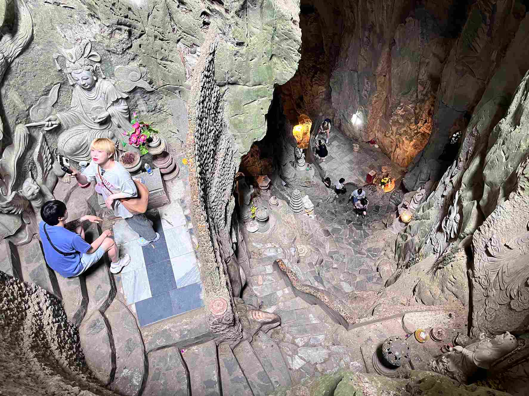 五行山 Am Phu Cave 陰府洞天台階 五行山 Am Phu Cave 陰府洞天台階