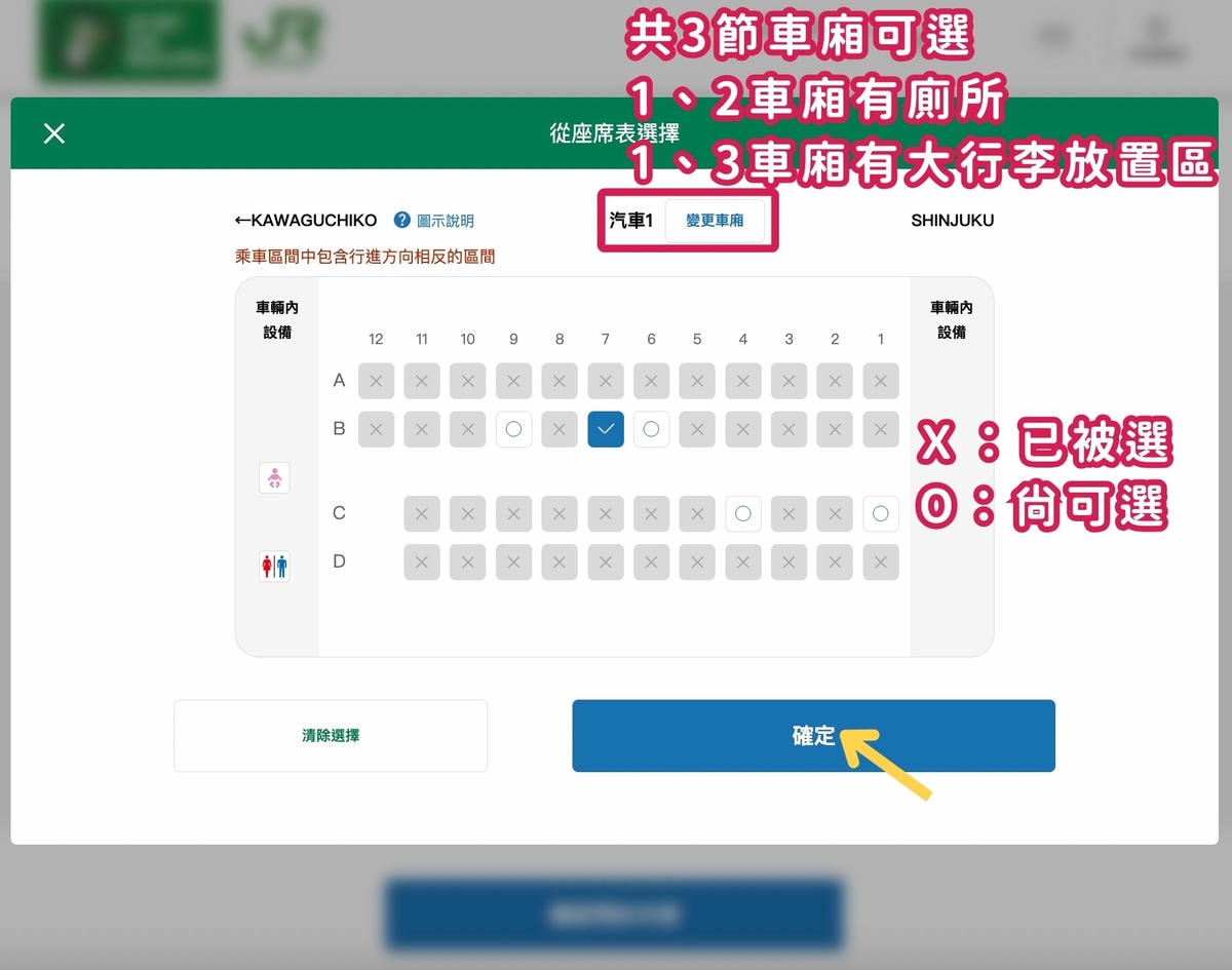 JR Pass東京廣域周遊券預約富士回遊座位 JR Pass東京廣域周遊券預約富士回遊座位