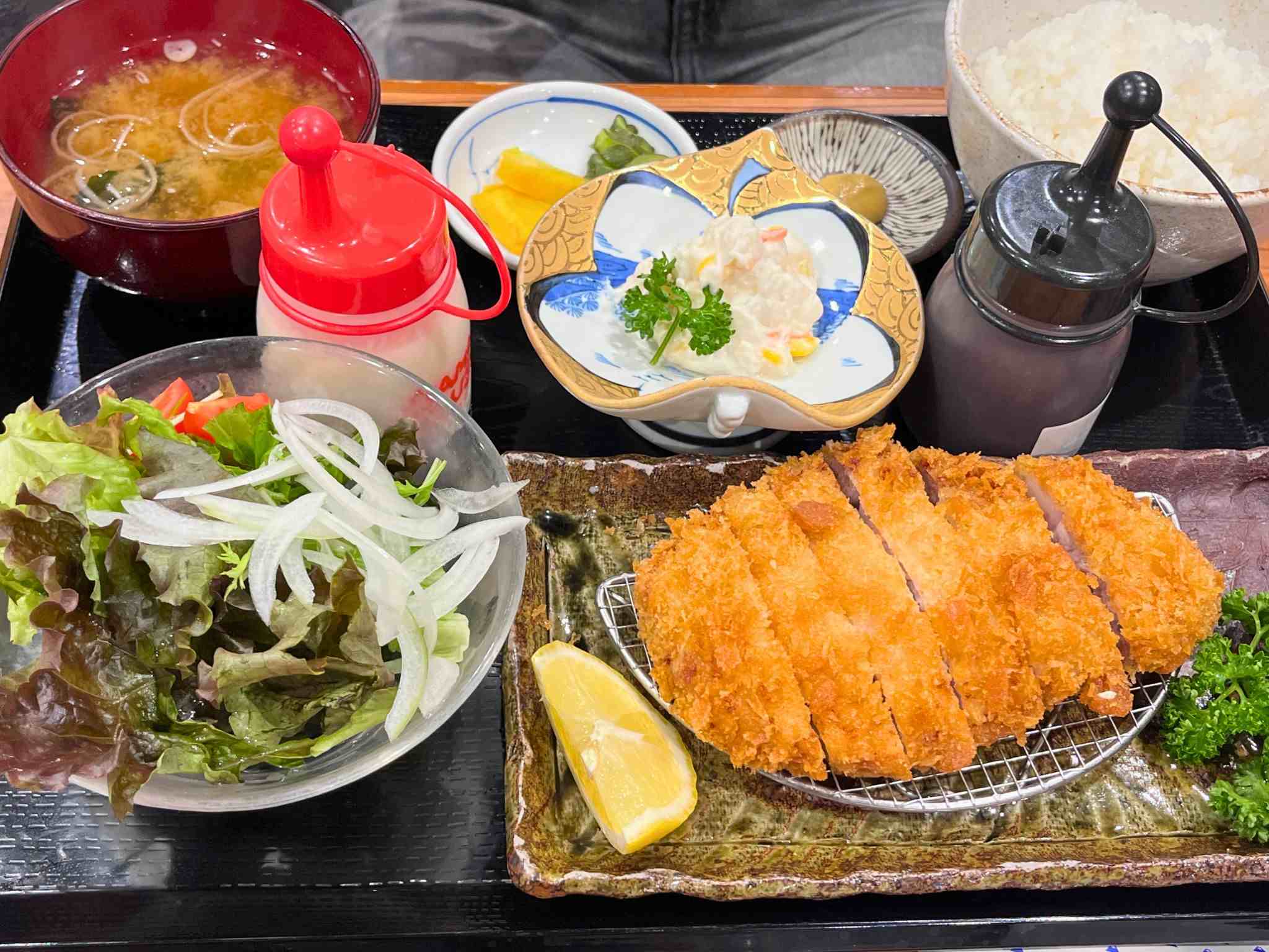 Hoto Tempura Wakana ほうとう天ぷら 和花炸豬排套餐