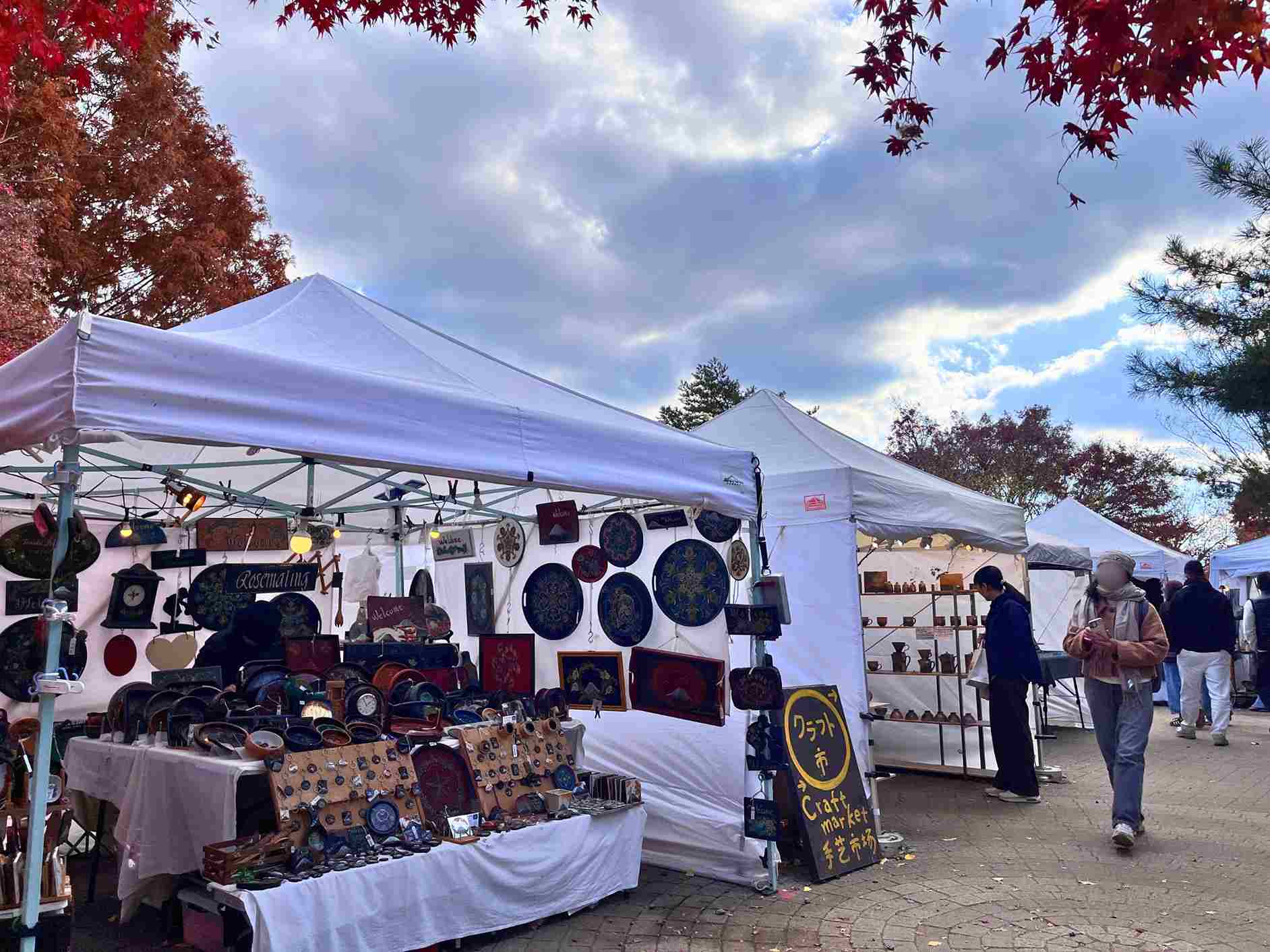 河口湖紅葉祭手工藝市集
