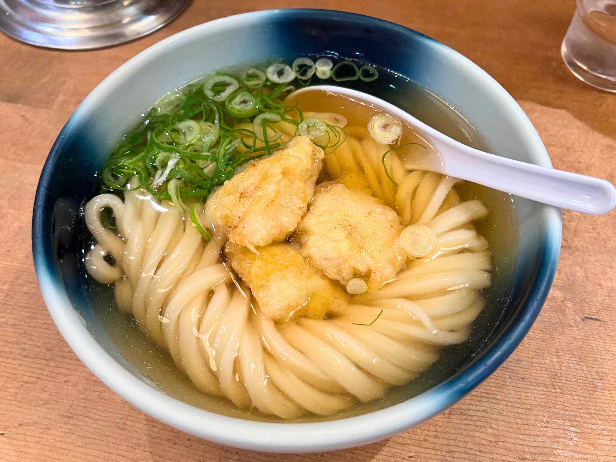 麵散雞胸肉天婦羅烏龍麵 かけうどん かしわ天 Kake Udon Kashiwa-ten 麵散雞胸肉天婦羅烏龍麵 かけうどん かしわ天 Kake Udon Kashiwa-ten