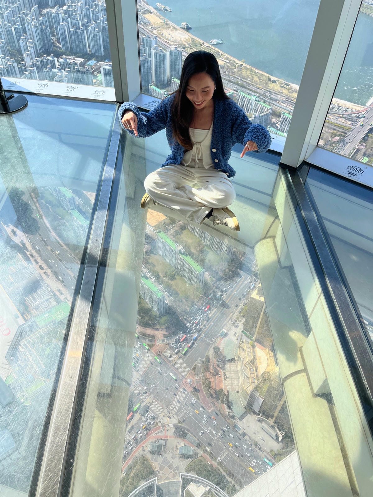 首爾樂天世界塔Sky Deck天空甲板拍照區