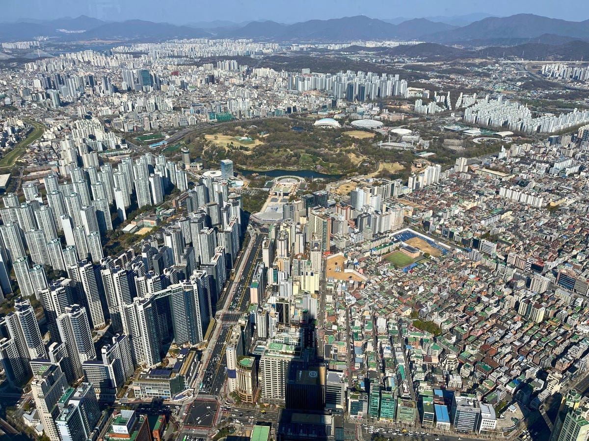 首爾樂天世界塔Sky Terrace天空露台景色